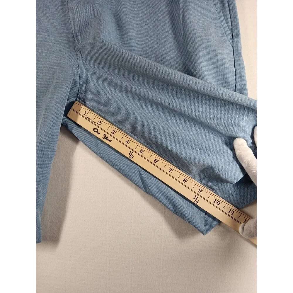 Travis Mathew Mens 32x9 Shorts Performance‎ Golf Chino Stretch Blue